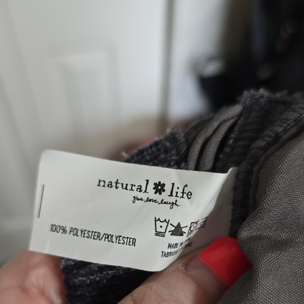 Natural Life Charcoal Velvet Garment - Picture 10 of 11
